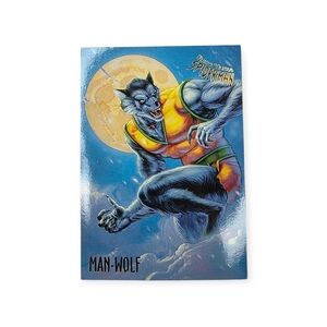 Vintage 1995 Fleer Ultra Spider-Man Man-Wolf Gold Foil Series #36